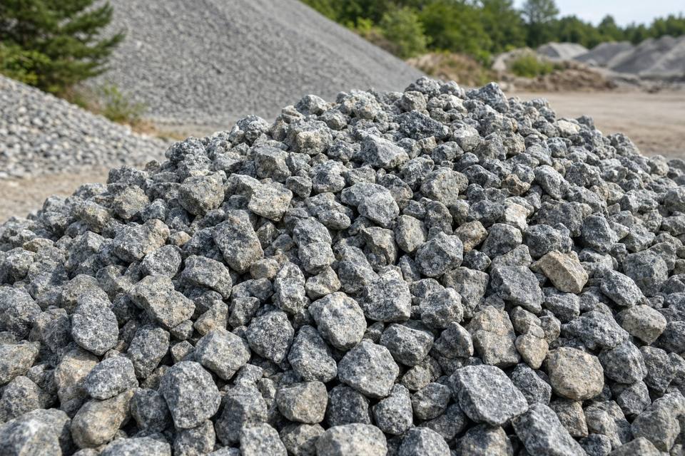 Щебень из плотных горных пород фракции 5-20 мм